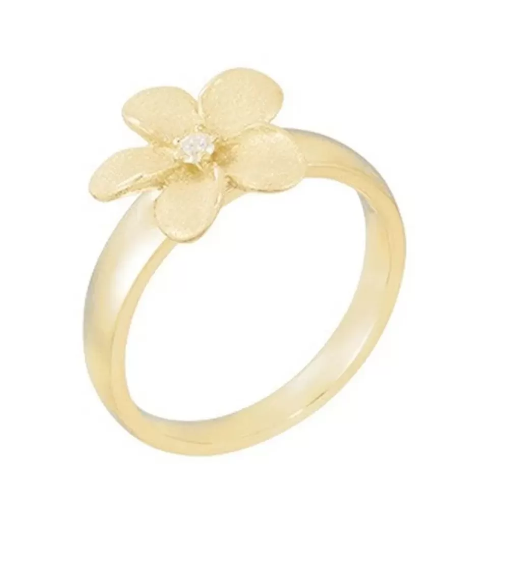 Rings | Denny Wong 14K 13Mm Flower Diamond Ring