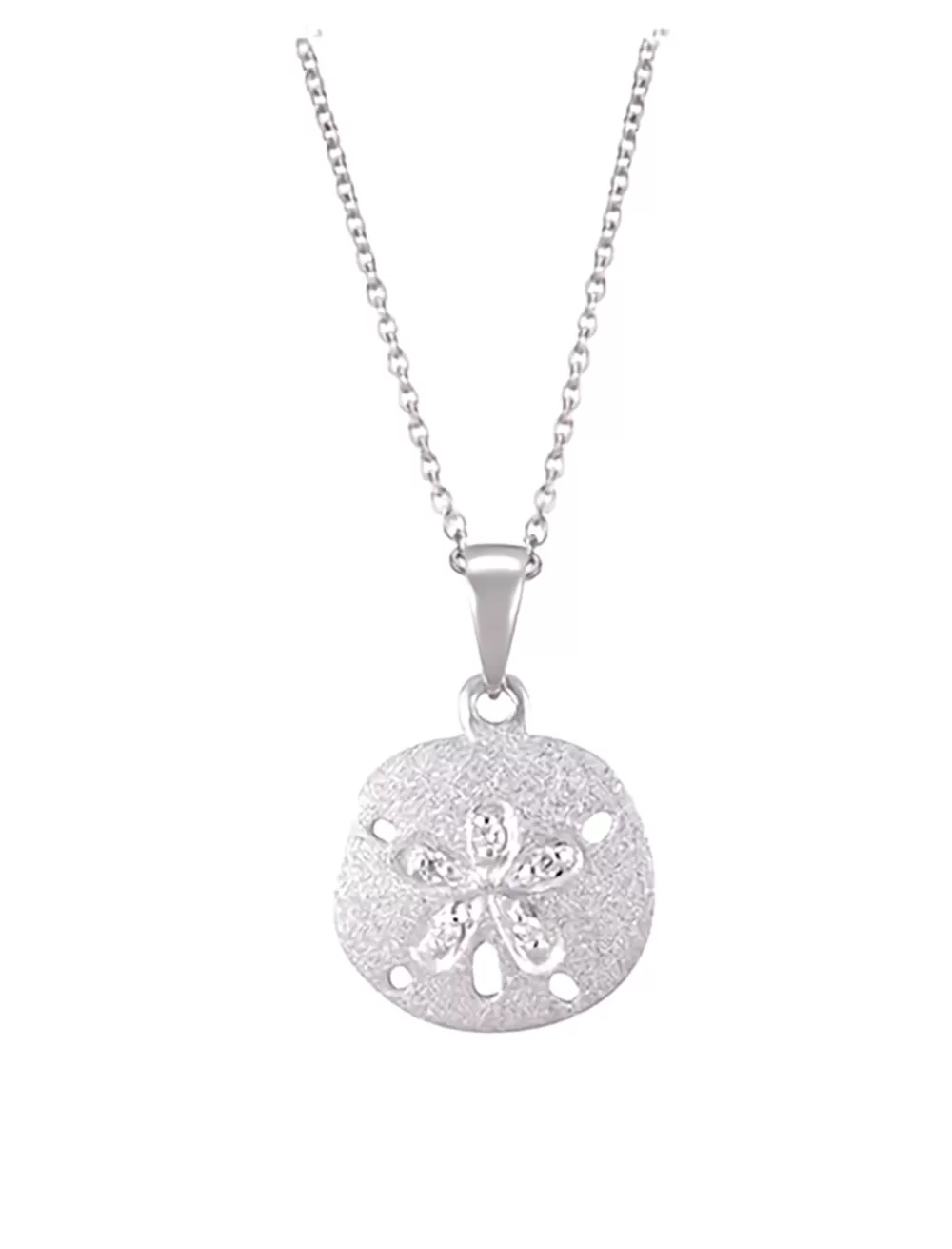 Pendants & Necklaces | Denny Wong 14K 15Mm Sand Dollar Pendant With 5 Diamonds