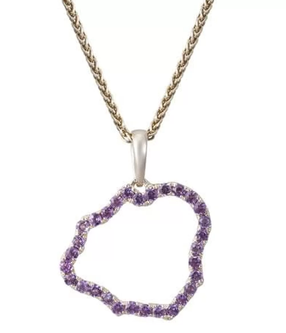 Pendants & Necklaces | Denny Wong 14K "Kauai" Pendant With 30 Lavender Sapphires