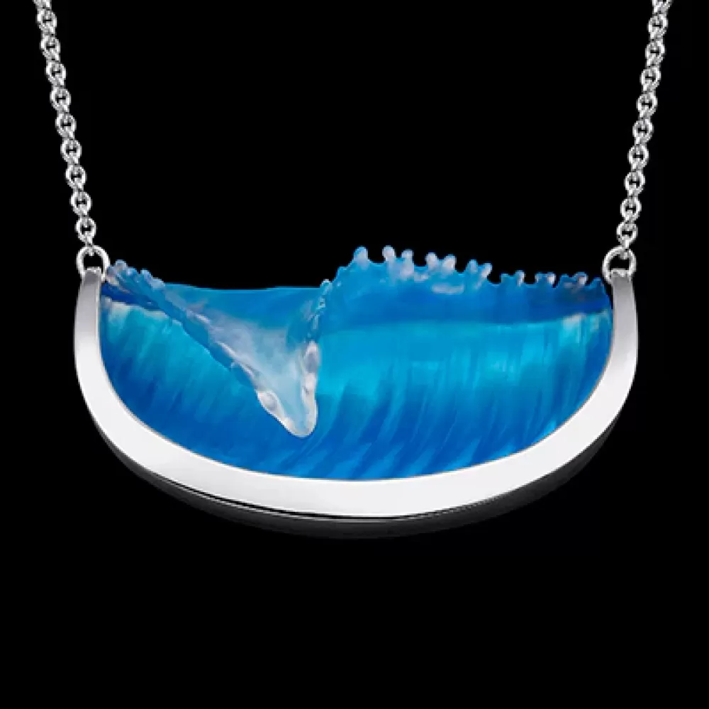 Pendants & Necklaces | Matt Bezak 14K White Gold Ultimate Wave Pendant