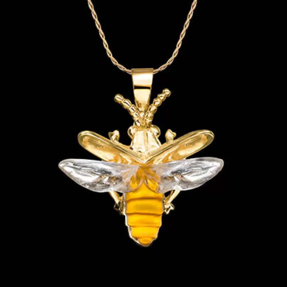 Pendants & Necklaces | Matt Bezak 14K Yellow Gold Firefly Pendant