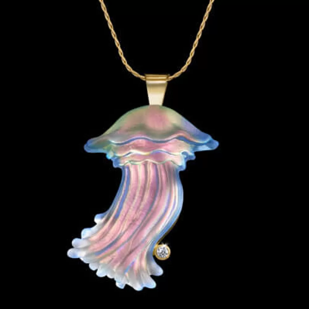 Pendants & Necklaces | Matt Bezak 14K Yellow Gold Jellyfish Pendant