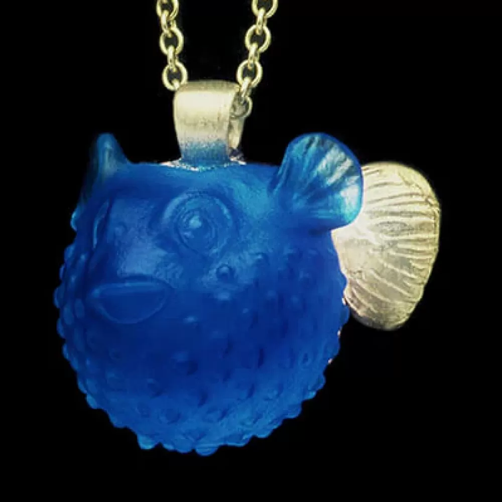 Pendants & Necklaces | Matt Bezak 14K Yellow Gold Puffer Fish Pendant