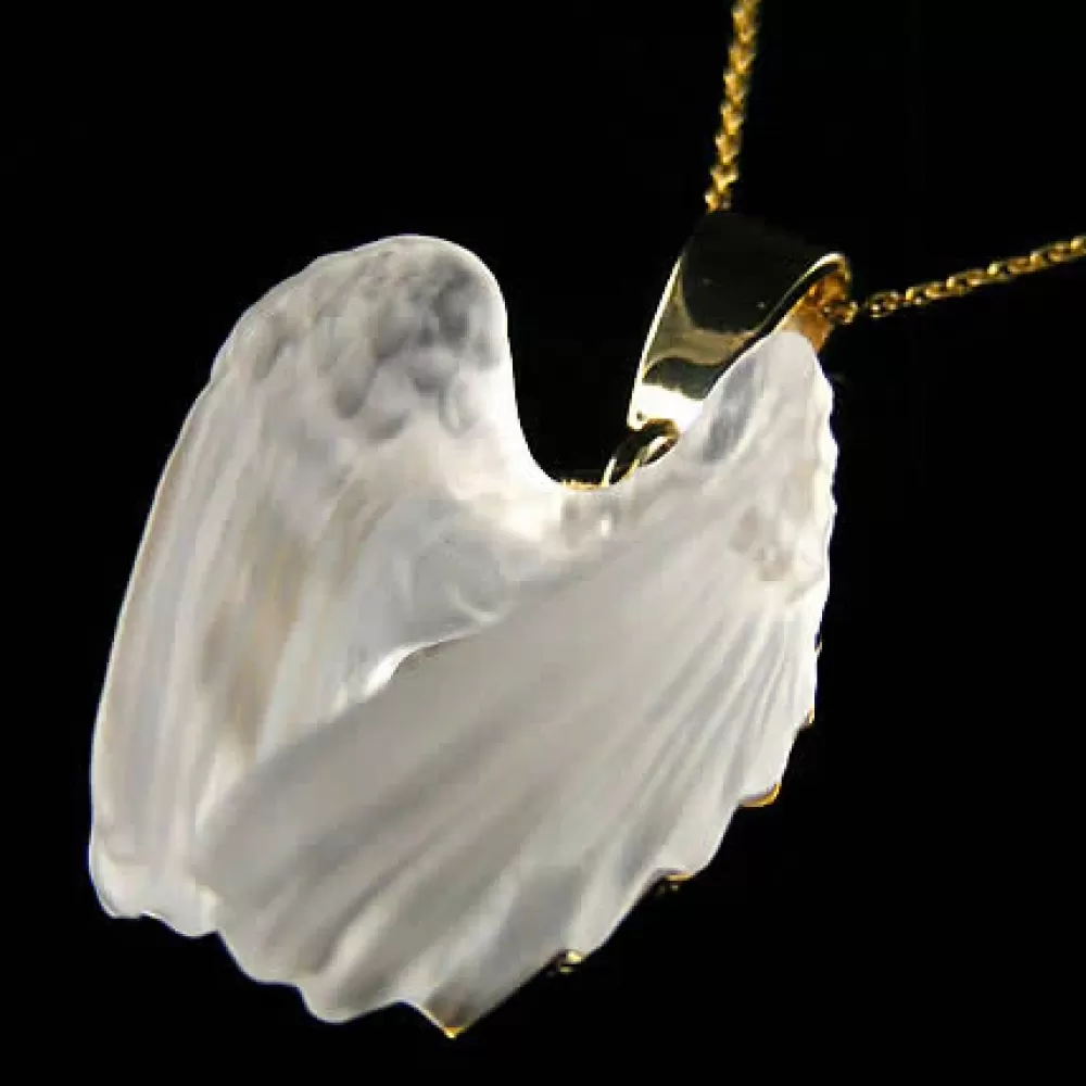 Pendants & Necklaces | Matt Bezak 14K Yellow Gold Spirit Wings Pendant With Diamond