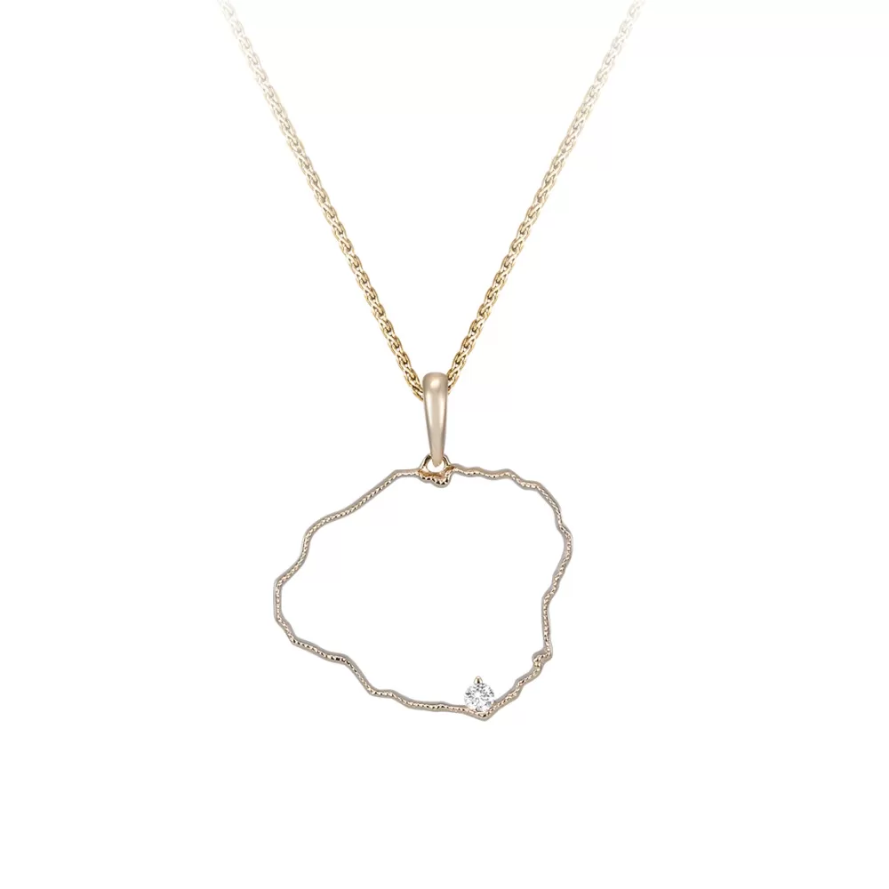 Pendants & Necklaces | Denny Wong 14Ky "Kauai" Pendant With .03Ct Diamond (For Poipu)