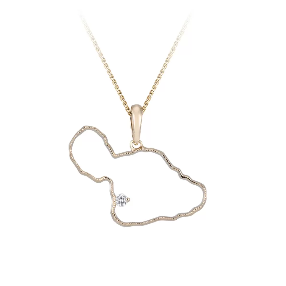 Pendants & Necklaces | Denny Wong 14Ky "Maui" Pendant With 0.03 Carat Diamond (For Wailea)