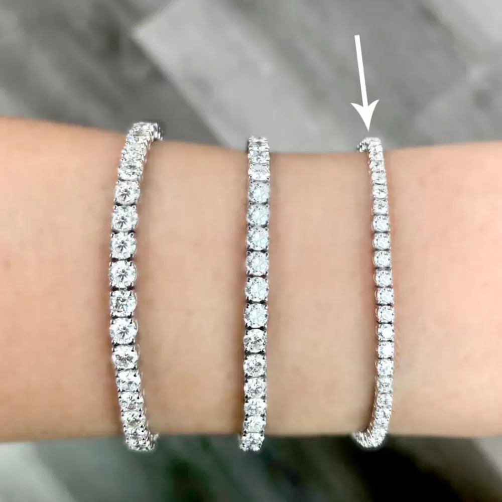 Bangles & Bracelets | Kate Alexandra 18K Gold And Diamond Tennis Bracelet