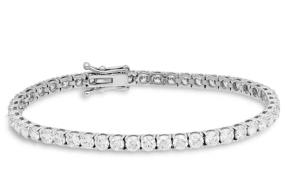 Bangles & Bracelets | Kate Alexandra 18K Gold Diamond Tennis Bracelet