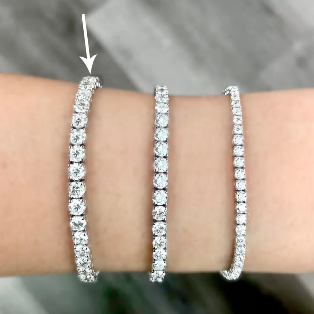 Bangles & Bracelets | Kate Alexandra 18K Gold Diamond Tennis Bracelet