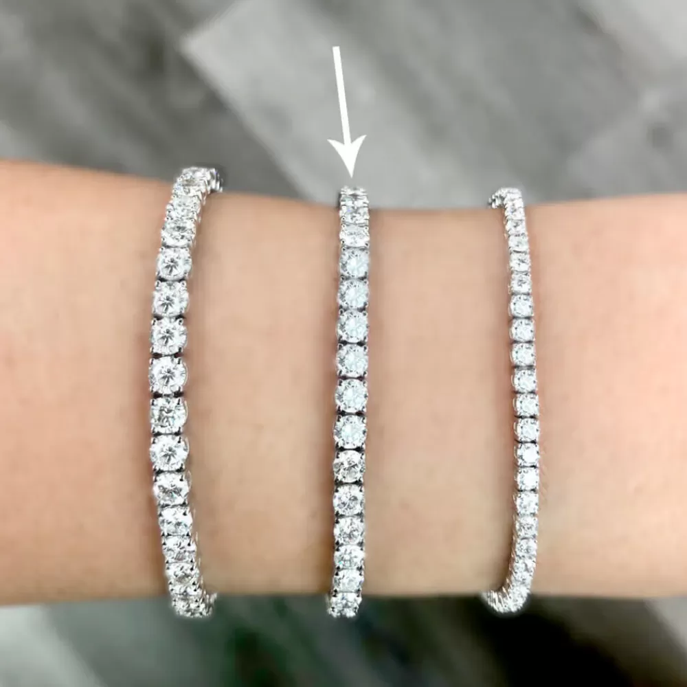 Bangles & Bracelets | Kate Alexandra 18K Gold Diamond Tennis Bracelet