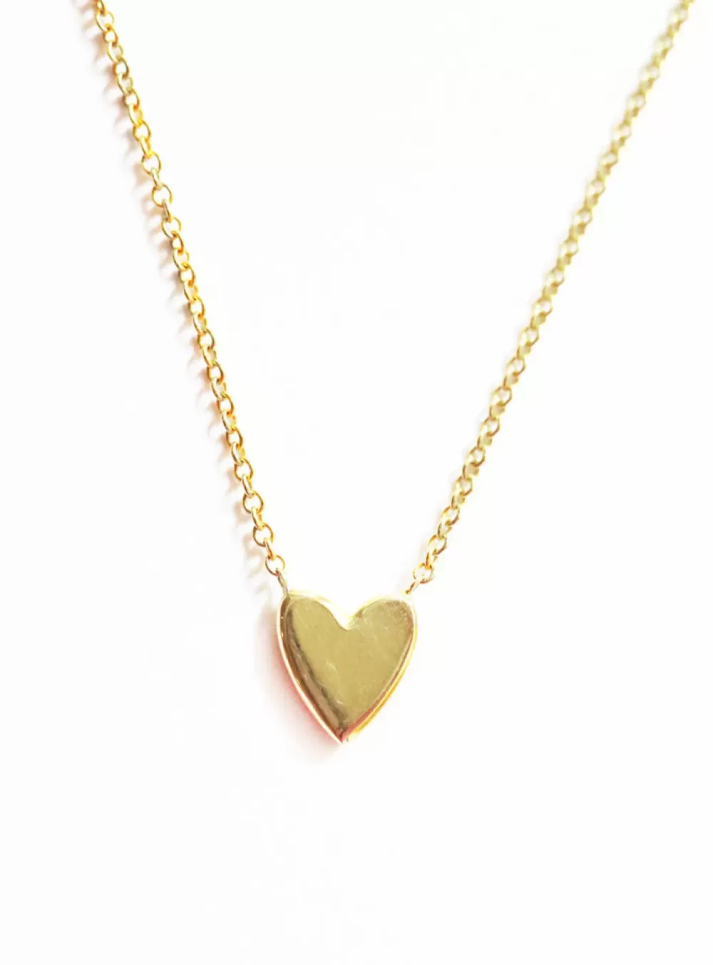 Pendants & Necklaces | Kate Alexandra 18K Gold Heart Necklace