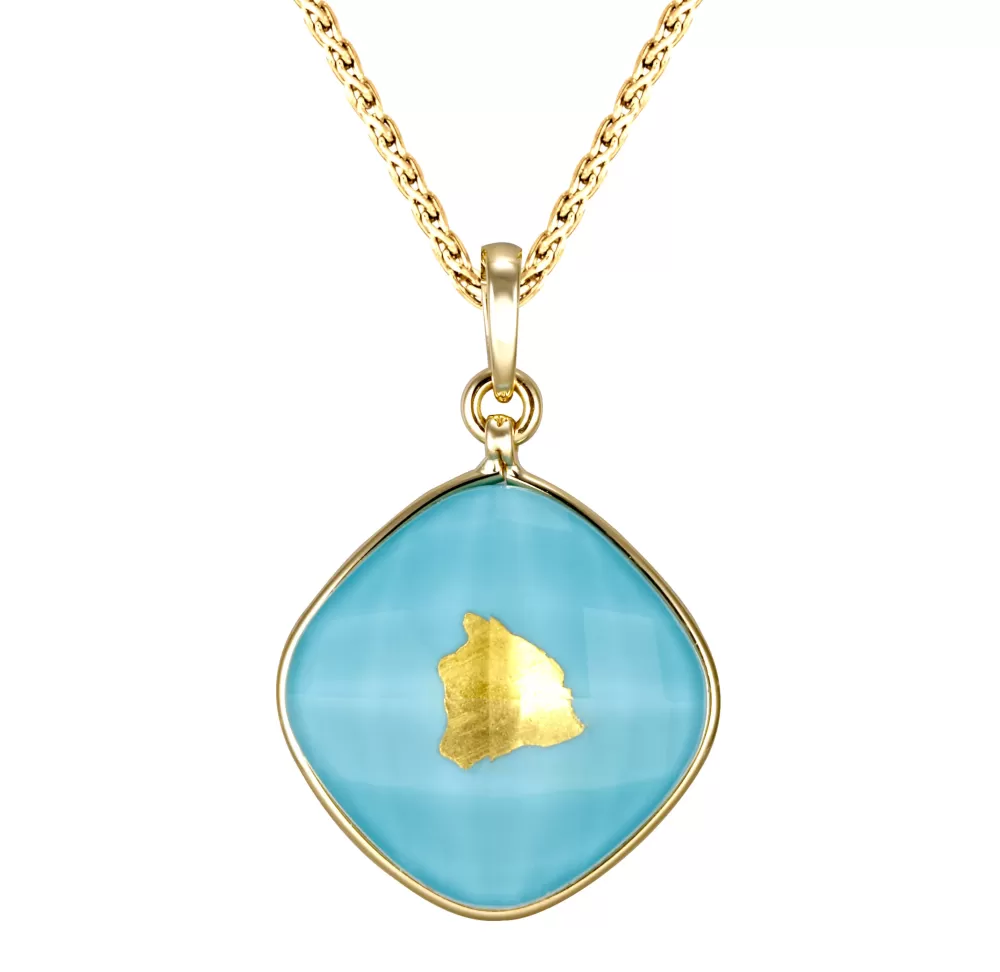 Pendants & Necklaces | Denny Wong 18K Treasure Island Hawaiian Island Small Pendant