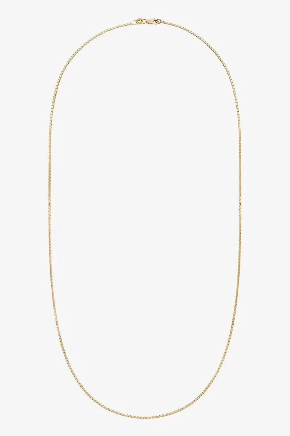 Pendants & Necklaces | Kate Alexandra Classic Gold Box Chain Necklace