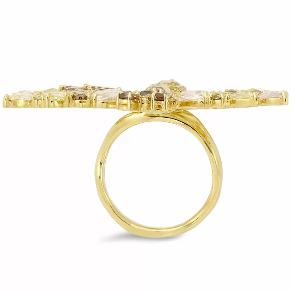 Rings | Kate Alexandra Diamond Dragonfly Cocktail Ring