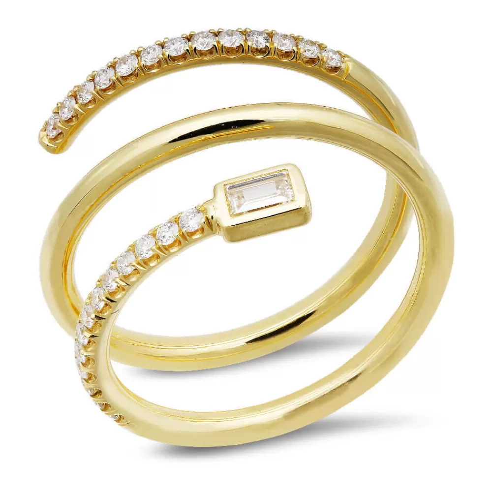 Rings | Kate Alexandra Diamond Spiral Ring