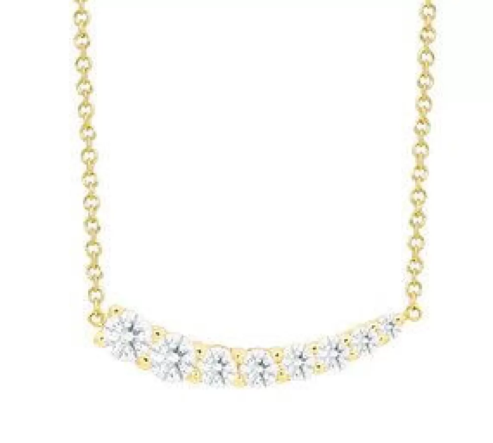 Pendants & Necklaces | Kate Alexandra Graduated Diamond Necklace